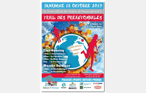 Trail et Marche Nordique des PREAUTOMNALES dimanche13 octobre