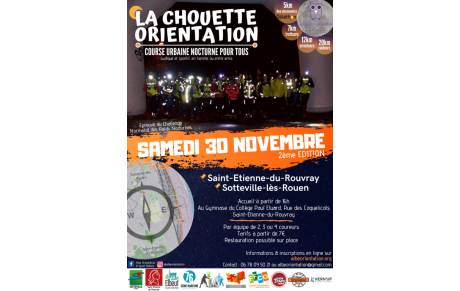 La chouette Orientation le 30 Novembre 2019